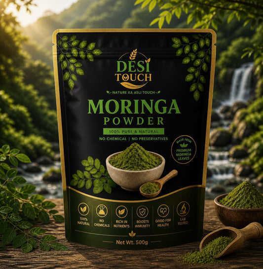 DESI TOUCH Premium Moringa Powder – 500g